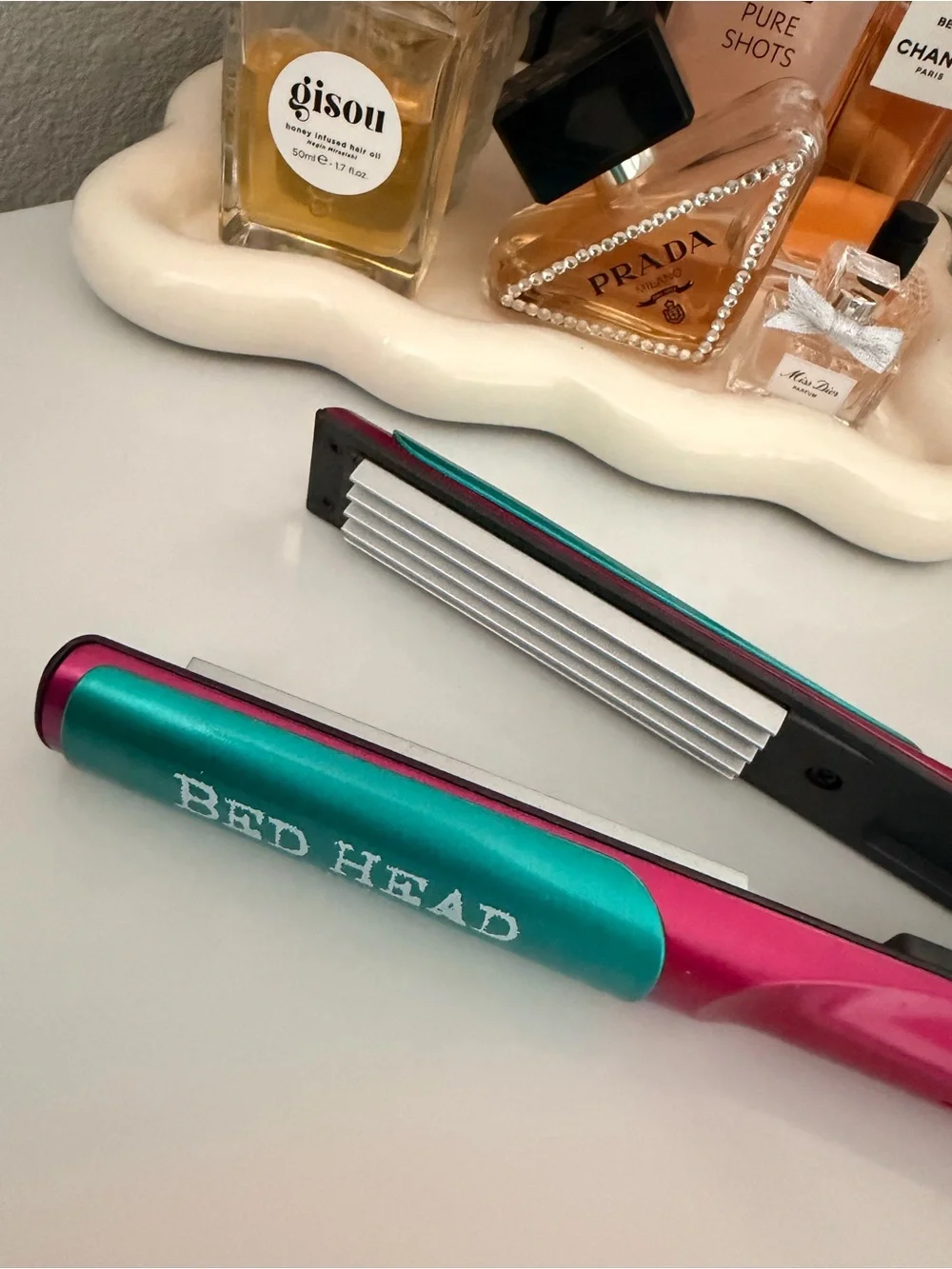 BedHead Pink and Teal Crimper Hair Styler Tool